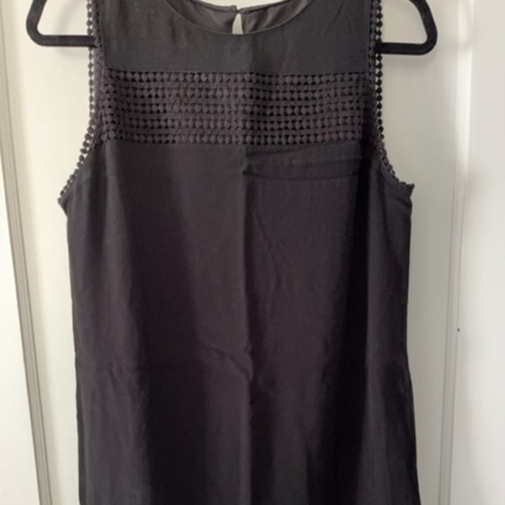 Black shift dress